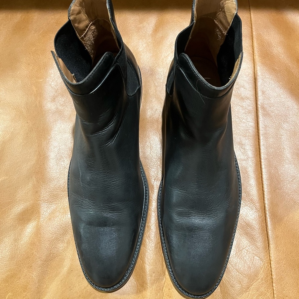 Cole Haan Black Leather Ankle Boots